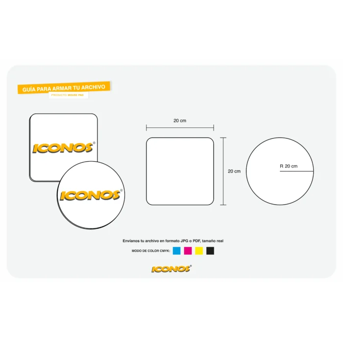 Mouse Pad Cuadrado Sublimado - Imagen 4