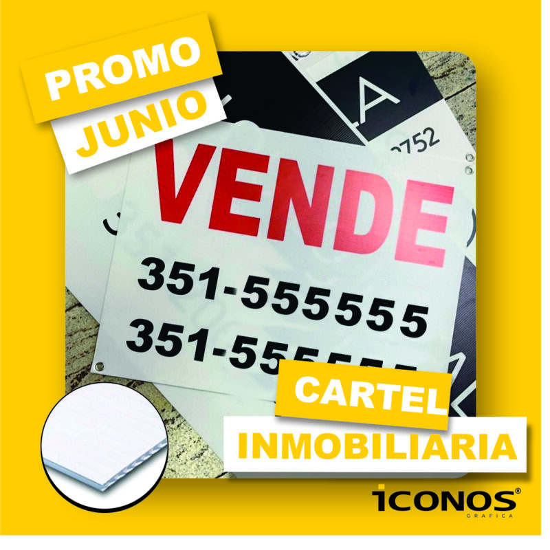 12 CARTELES INMOBILIARIOS
